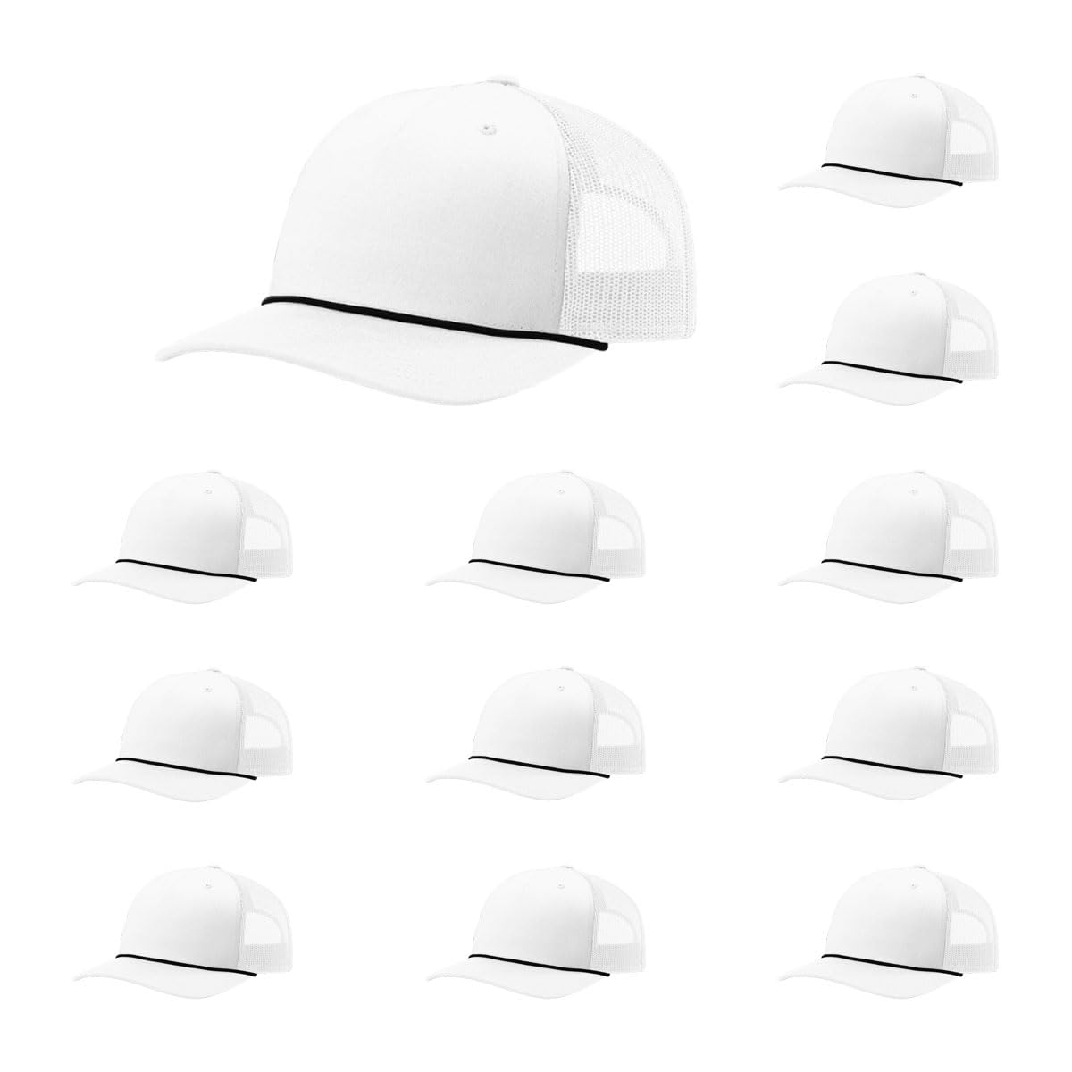 Richardson 112FPR Five Panel Trucker w/ Visor Rope