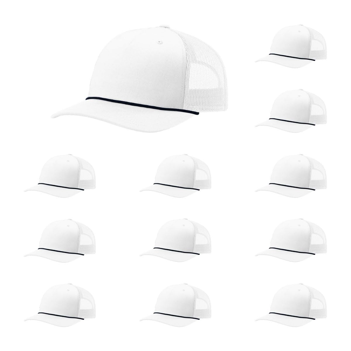 Richardson 112FPR Five Panel Trucker w/ Visor Rope