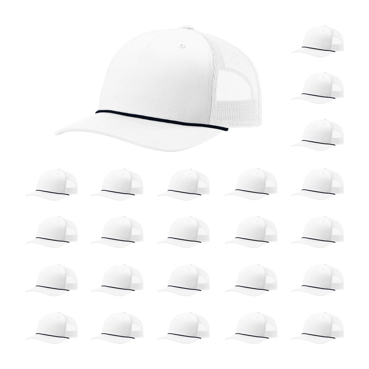 Richardson 112FPR Five Panel Trucker w/ Visor Rope