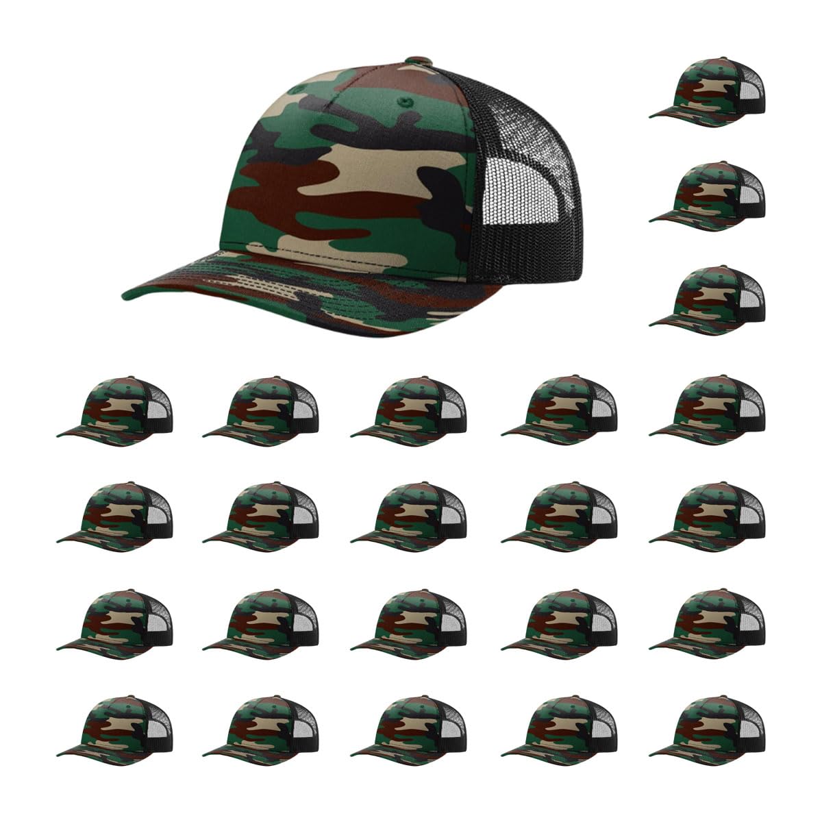 Richardson 112PFP Printed Five Panel Trucker