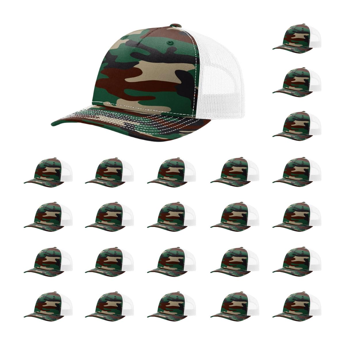 Richardson 112PFP Printed Five Panel Trucker