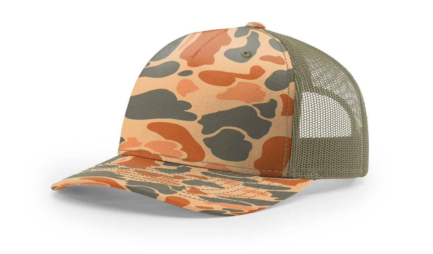 Richardson 112PFP Printed Five Panel Trucker (New Colors for 2025!)