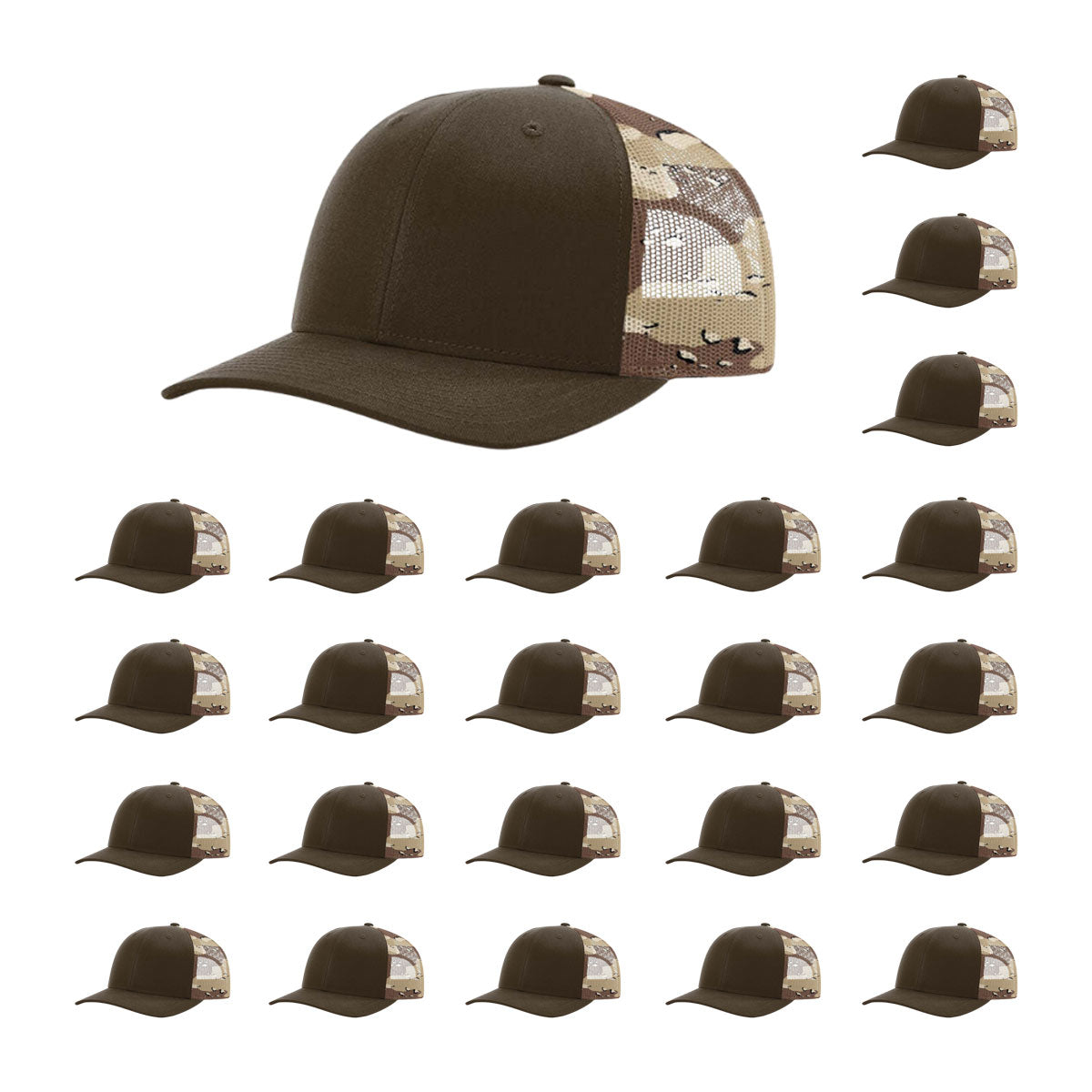 Richardson 112PM Classic Printed Mesh Trucker Hat