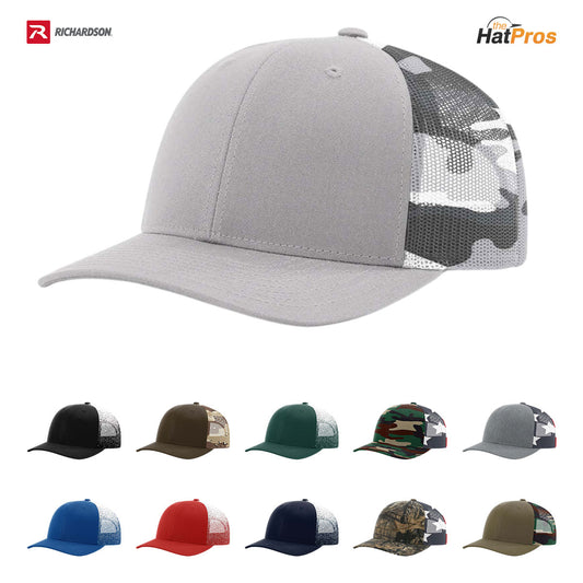 Richardson 112PM Classic Printed Mesh Trucker Hat