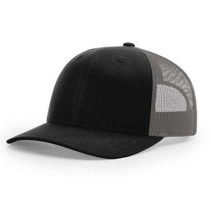 115-richardson-cap-low-pro-trucker-black-charcoal.jpg image
