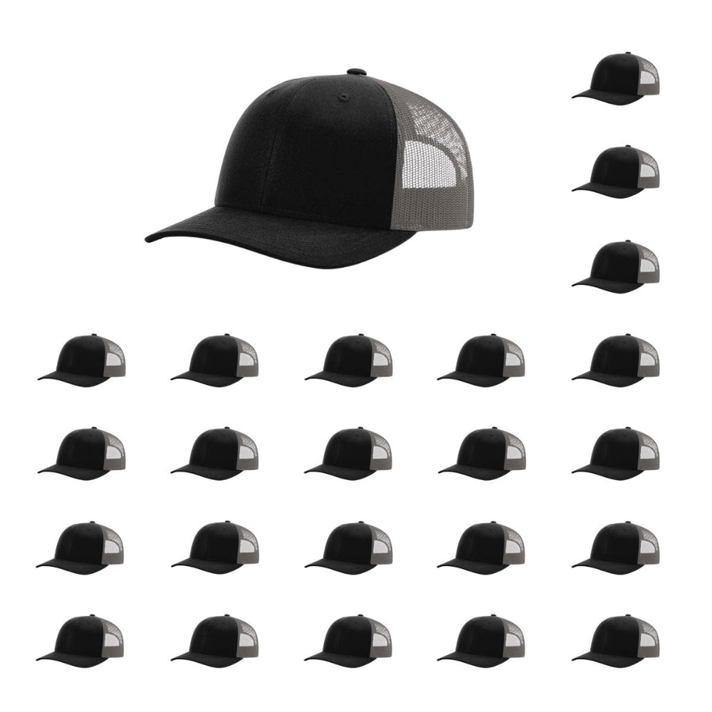115-richardson-cap-low-pro-trucker-black-charcoal-pk-24.jpg image