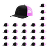 115-richardson-cap-low-pro-trucker-black-neon-pink-pk-24.jpg image