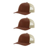 115-richardson-cap-low-pro-trucker-brown-khaki-pk-3.jpg image