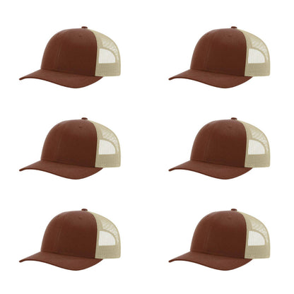 115-richardson-cap-low-pro-trucker-brown-khaki-pk-6.jpg image
