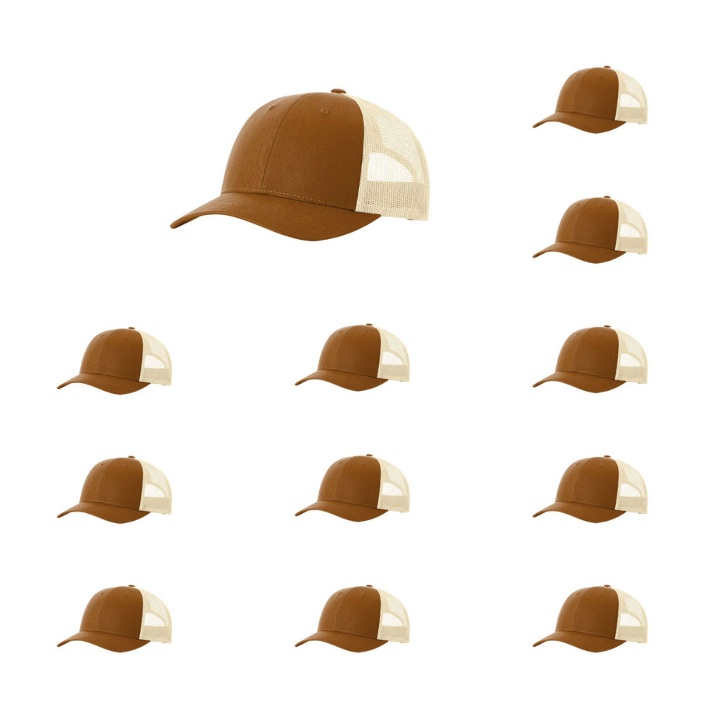 115-richardson-cap-low-pro-trucker-caramel-birch-pk-12.jpg image