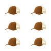 115-richardson-cap-low-pro-trucker-caramel-birch-pk-6.jpg image