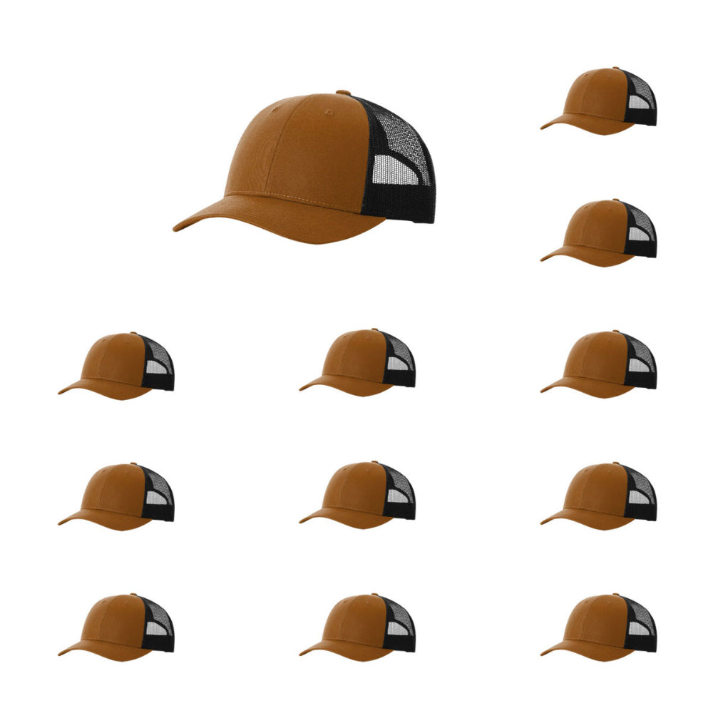 115-richardson-cap-low-pro-trucker-caramel-black-pk-12.jpg image