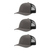 115-richardson-cap-low-pro-trucker-charcoal-black-pk-3.jpg image
