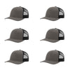 115-richardson-cap-low-pro-trucker-charcoal-black-pk-6.jpg image