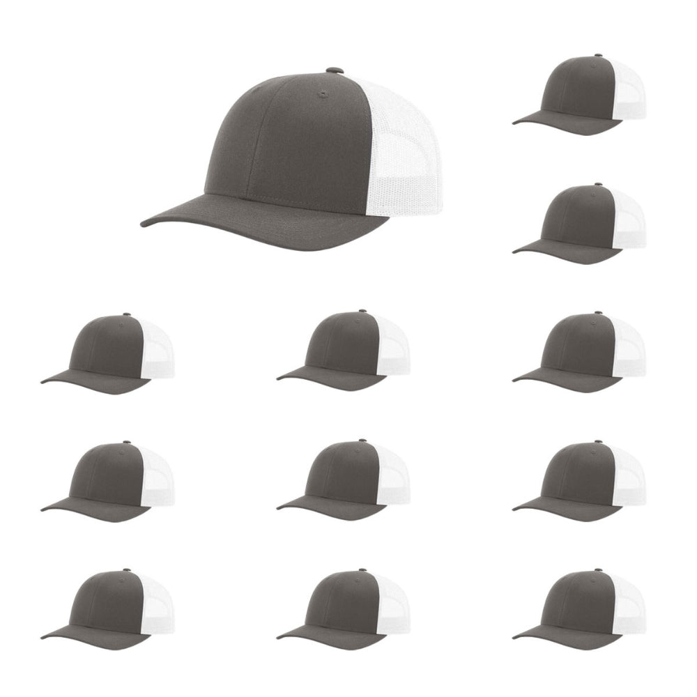 115-richardson-cap-low-pro-trucker-charcoal-white-pk-12.jpg image