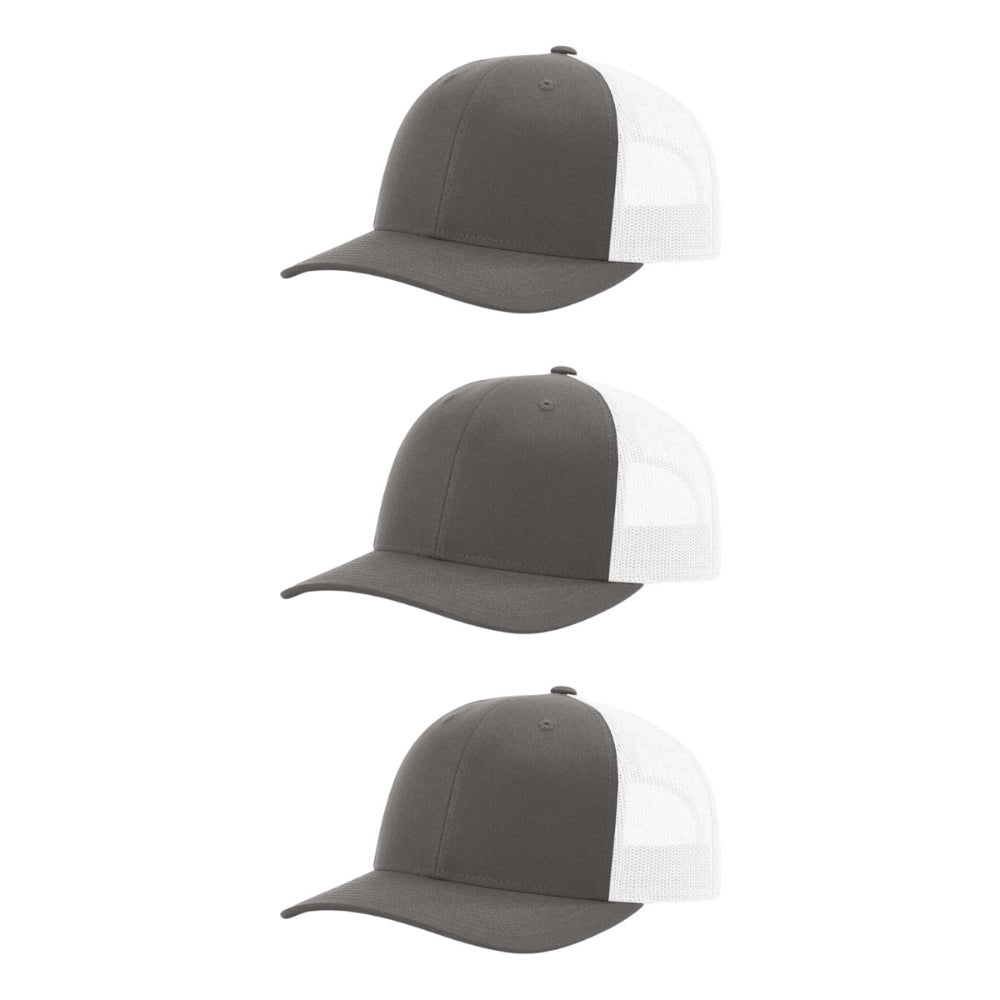 115-richardson-cap-low-pro-trucker-charcoal-white-pk-3.jpg image
