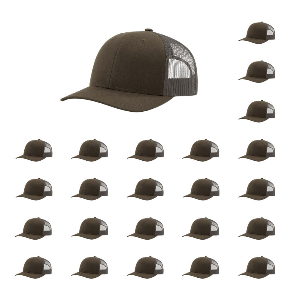 115-richardson-cap-low-pro-trucker-chocolate-chip-grey-brown-pk-24.jpg image