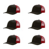 115-richardson-cap-low-pro-trucker-coffee-claret-pk-6.jpg image