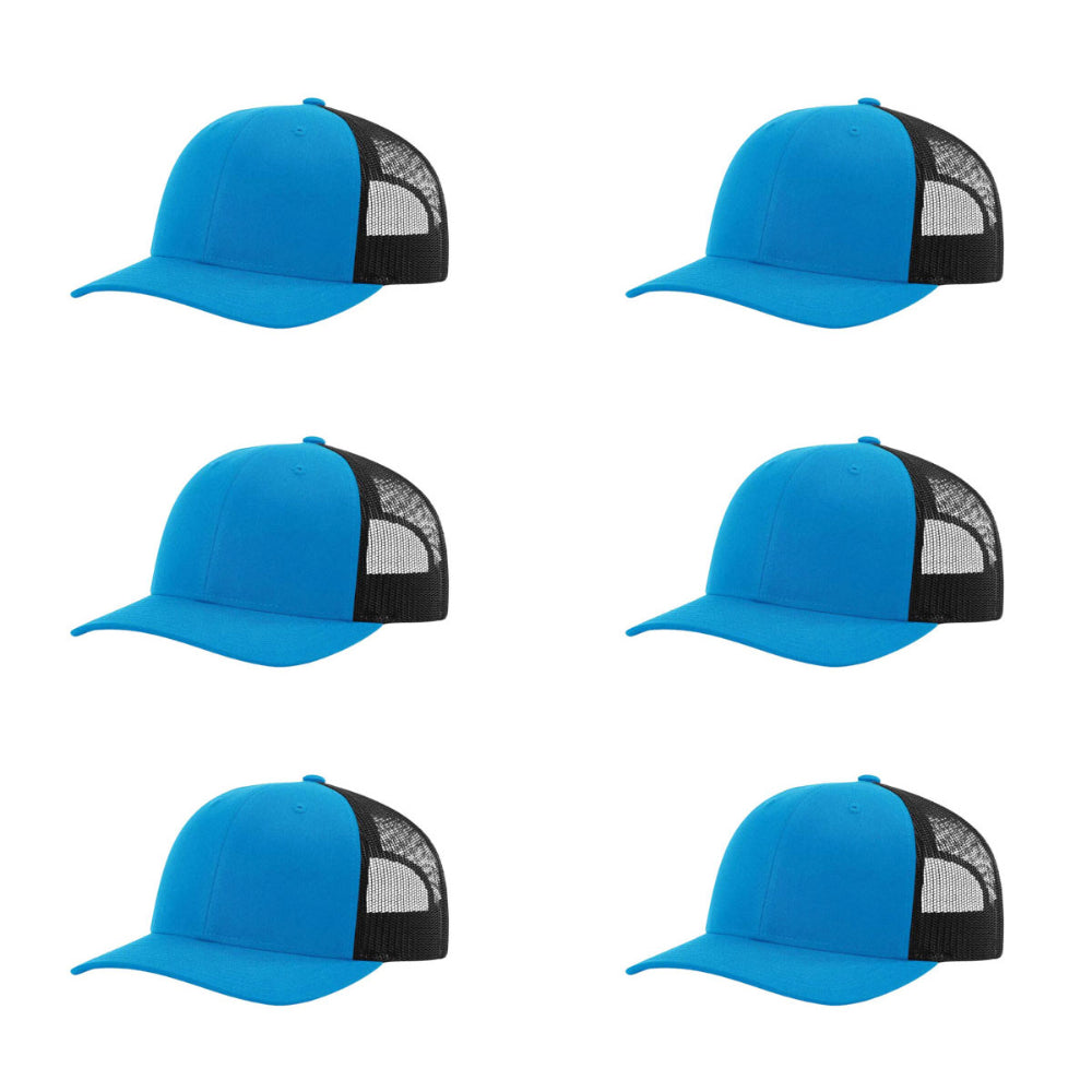 115-richardson-cap-low-pro-trucker-cyan-black-pk-6.jpg image