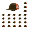 115-richardson-cap-low-pro-trucker-dark-loden-jaffa-orange-pk-24.jpg image