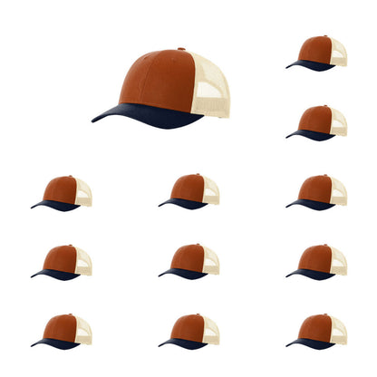 115-richardson-cap-low-pro-trucker-dark-orange-birch-navy-pk-12.jpg image