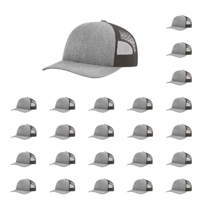 115-richardson-cap-low-pro-trucker-heather-grey-dark-charcoal-pk-24.jpg image