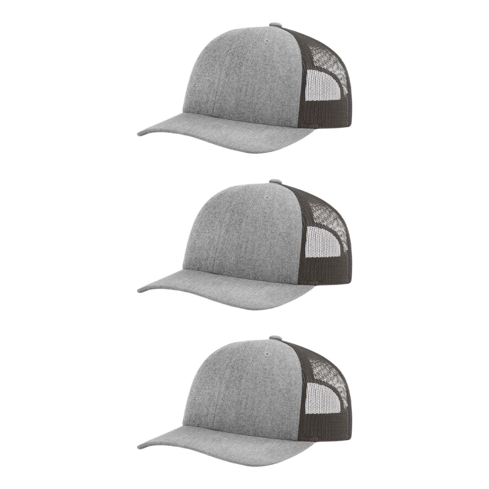 115-richardson-cap-low-pro-trucker-heather-grey-dark-charcoal-pk-3.jpg image