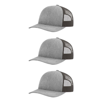 115-richardson-cap-low-pro-trucker-heather-grey-dark-charcoal-pk-3.jpg image