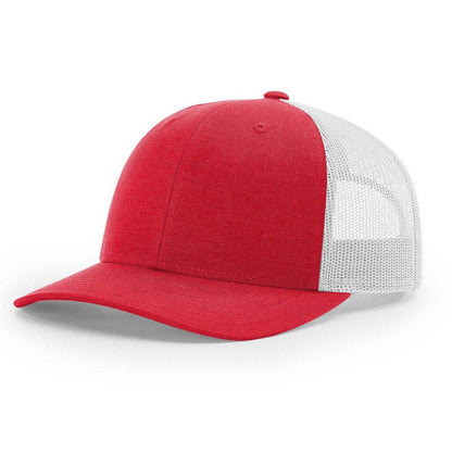 115-richardson-cap-low-pro-trucker-heather-red-light-grey.jpg image