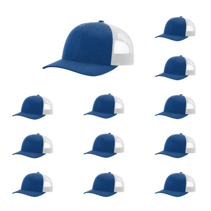 115-richardson-cap-low-pro-trucker-heather-royal-light-grey-pk-12.jpg image