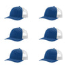 115-richardson-cap-low-pro-trucker-heather-royal-light-grey-pk-6.jpg image