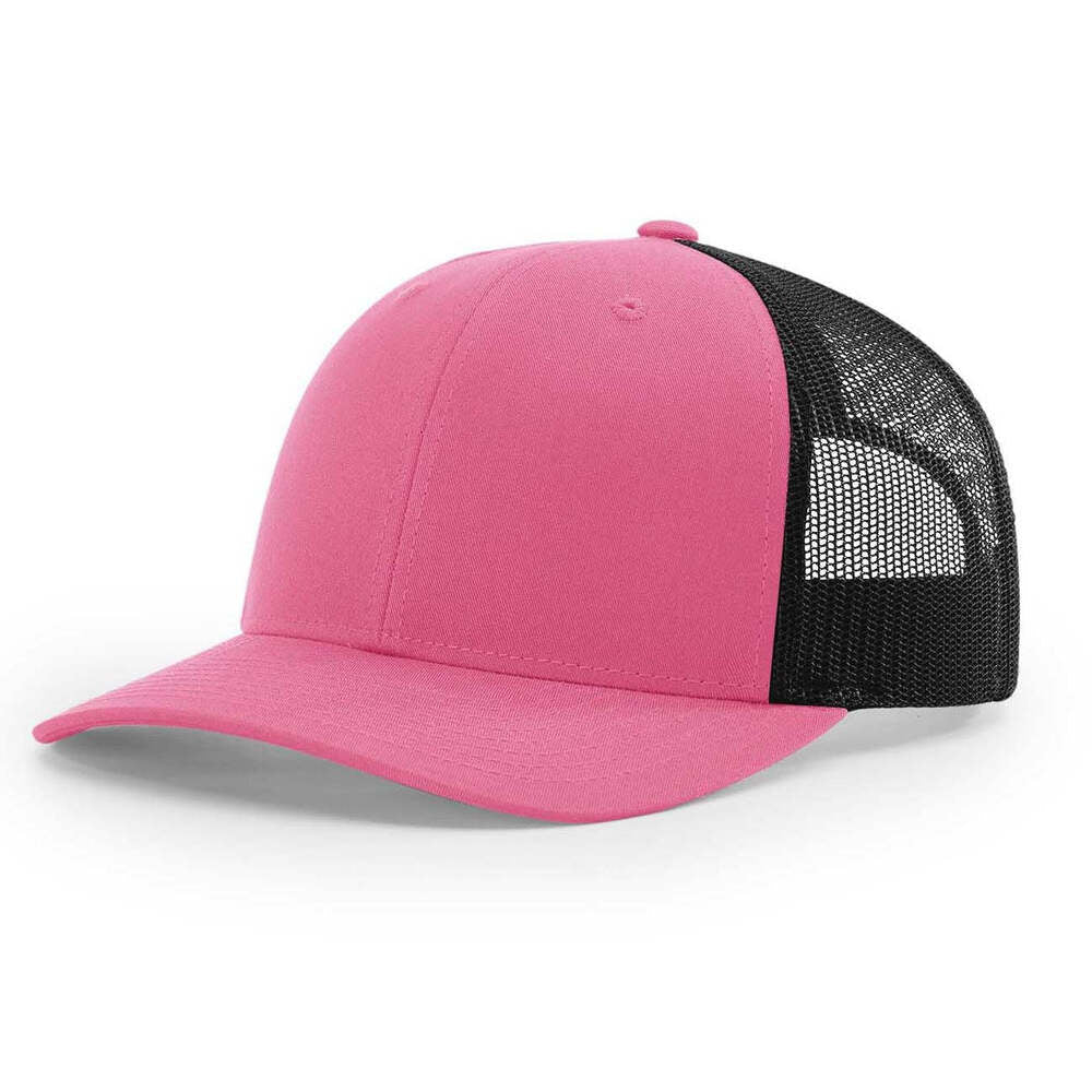 115-richardson-cap-low-pro-trucker-hot-pink-black.jpg image