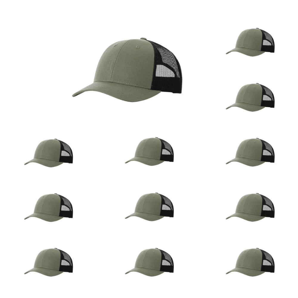 115-richardson-cap-low-pro-trucker-loden-black-pk-12.jpg image