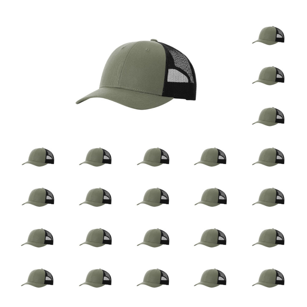 115-richardson-cap-low-pro-trucker-loden-black-pk-24.jpg image