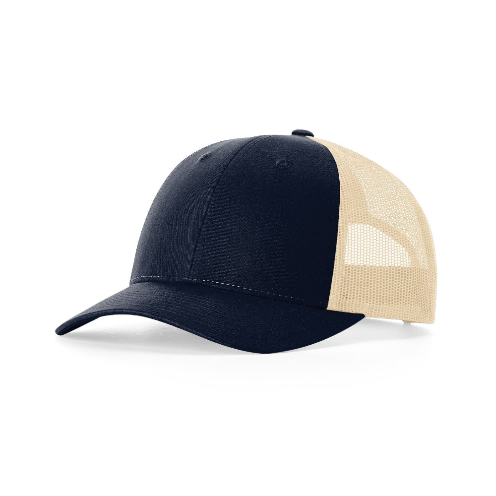 115-richardson-cap-low-pro-trucker-navy-khaki.jpg image