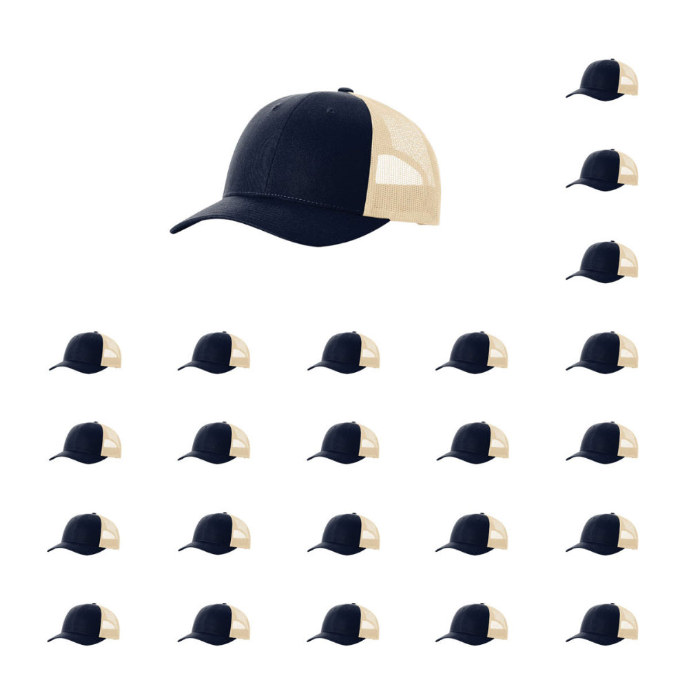 115-richardson-cap-low-pro-trucker-navy-khaki-pk-24.jpg image