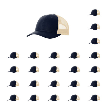 115-richardson-cap-low-pro-trucker-navy-khaki-pk-24.jpg image