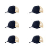 115-richardson-cap-low-pro-trucker-navy-khaki-pk-6.jpg image
