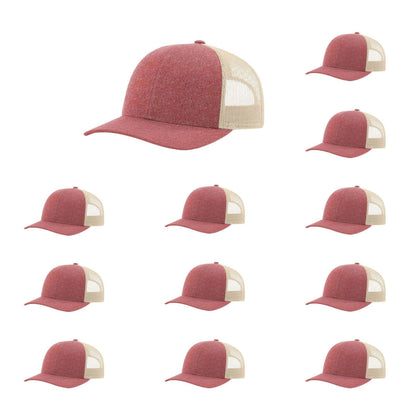115-richardson-cap-low-pro-trucker-red-heather-birch-pk-12.jpg image