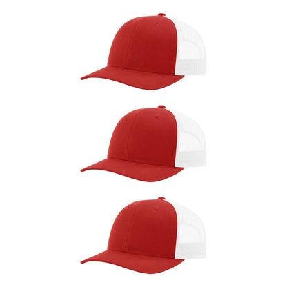 115-richardson-cap-low-pro-trucker-red-white-pk-3.jpg image