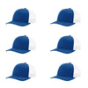 115-richardson-cap-low-pro-trucker-royal-white-pk-6.jpg image