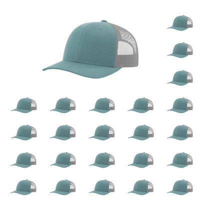 115-richardson-cap-low-pro-trucker-smoke-blue-aluminum-pk-24.jpg image