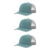 115-richardson-cap-low-pro-trucker-smoke-blue-aluminum-pk-3.jpg image