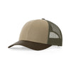 115-richardson-cap-low-pro-trucker-tan-loden-brown.jpg image
