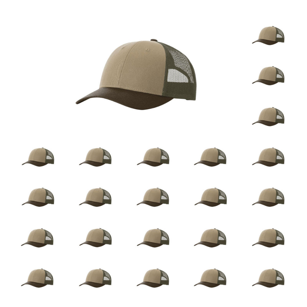 115-richardson-cap-low-pro-trucker-tan-loden-brown-pk-24.jpg image