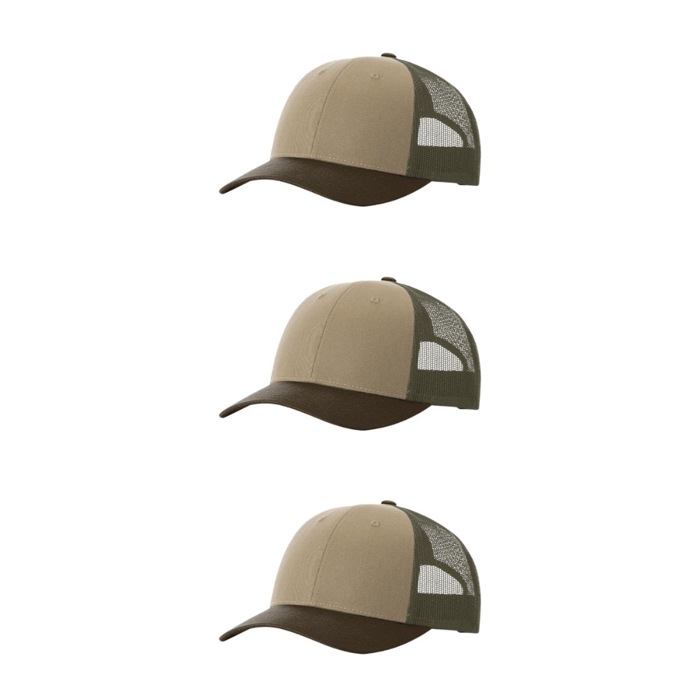 115-richardson-cap-low-pro-trucker-tan-loden-brown-pk-3.jpg image
