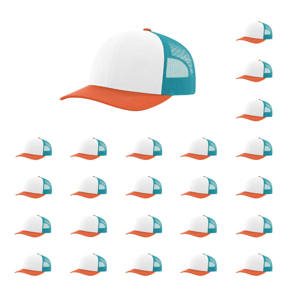 115-richardson-cap-low-pro-trucker-white-blue-hawaiian-pale-orange-pk-24.jpg image