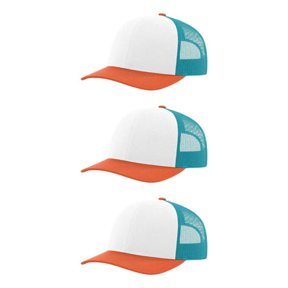 115-richardson-cap-low-pro-trucker-white-blue-hawaiian-pale-orange-pk-3.jpg image