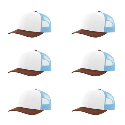 115-richardson-cap-low-pro-trucker-white-columbia-blue-brown-pk-6.jpg image
