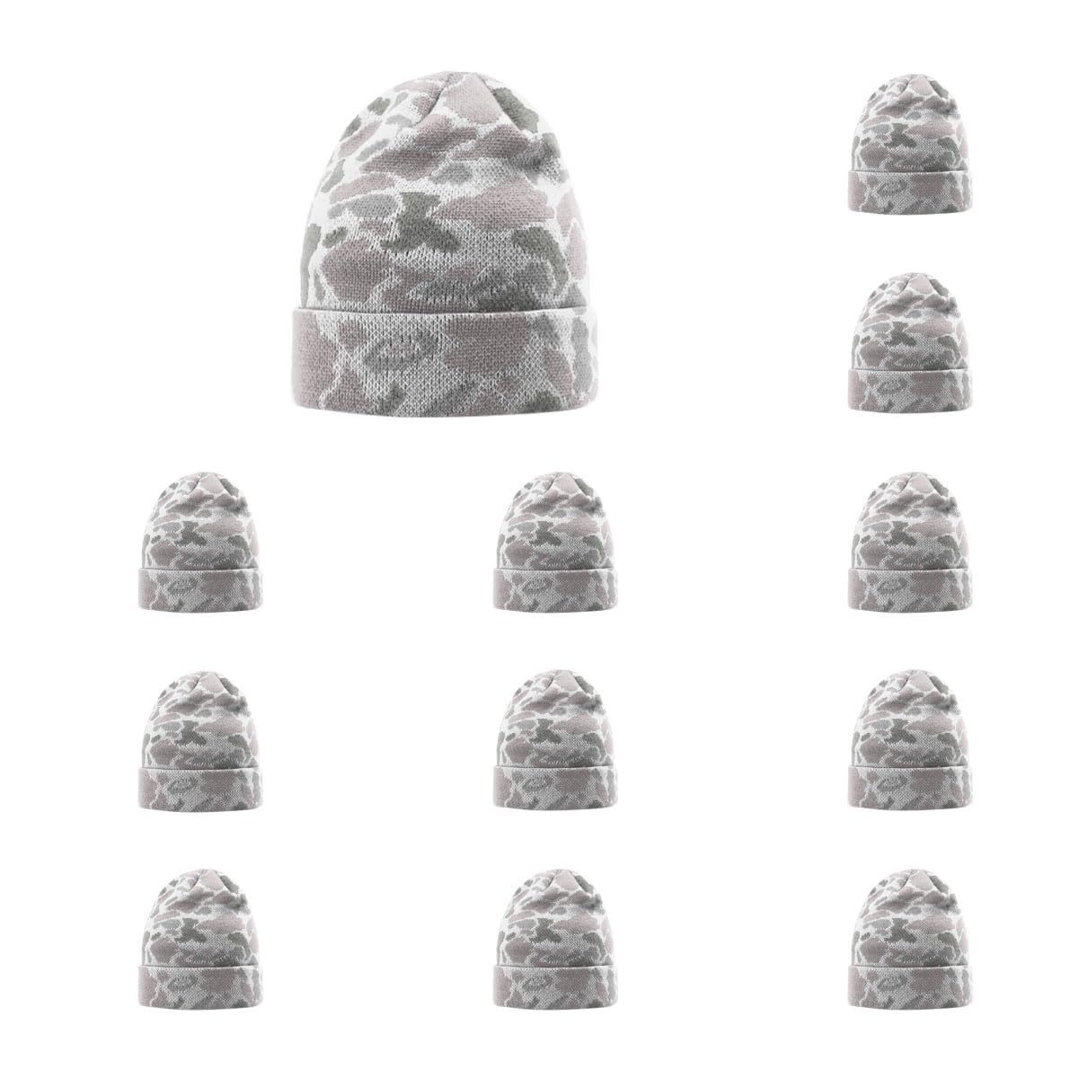 Richardson 126 Duck Camo Warm Double-Layer Beanie